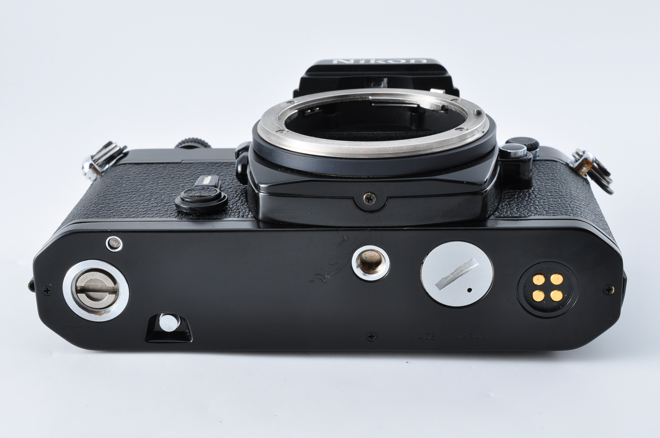 2Lenses [Near MINT+++] Nikon FM Black SLR Film Camera Ai 28mm f3.5